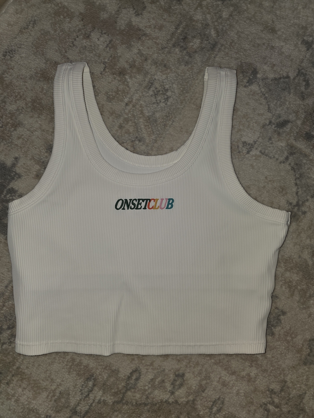 Onset Club Crop Tank Top
